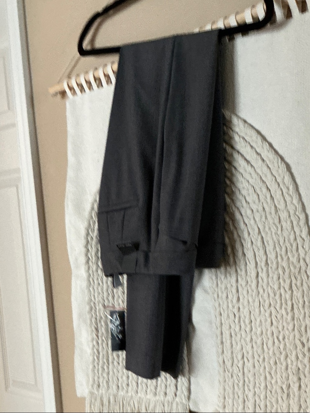 Charcoal Dress Pants - UnbrwoWOMENS SHORT DRESS PANTS
